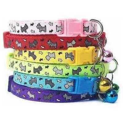 Adjustable Bell Puppy Collar 🐶-0
