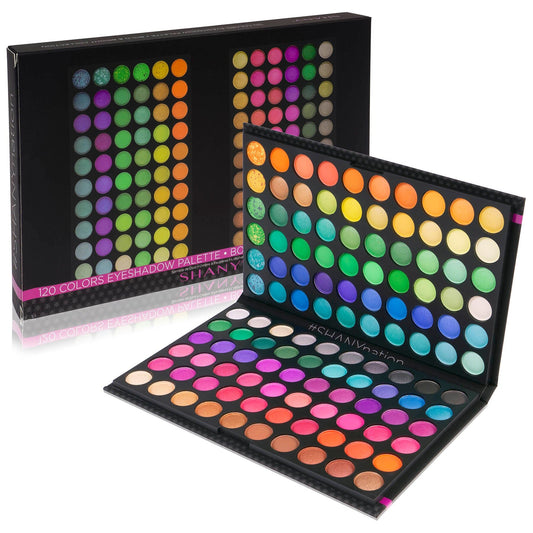 120 Colors Eye shadow Palette, Bold and Bright Collection, Classic Neon