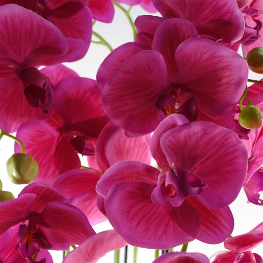 Large Pink Orchid Plant - Artifcial - 41 REAL TOUCH flowers-1