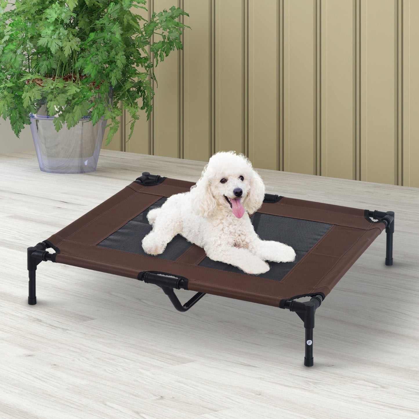 Durable Elevated Dog Bed for Outdoor and Indoor Use - Large