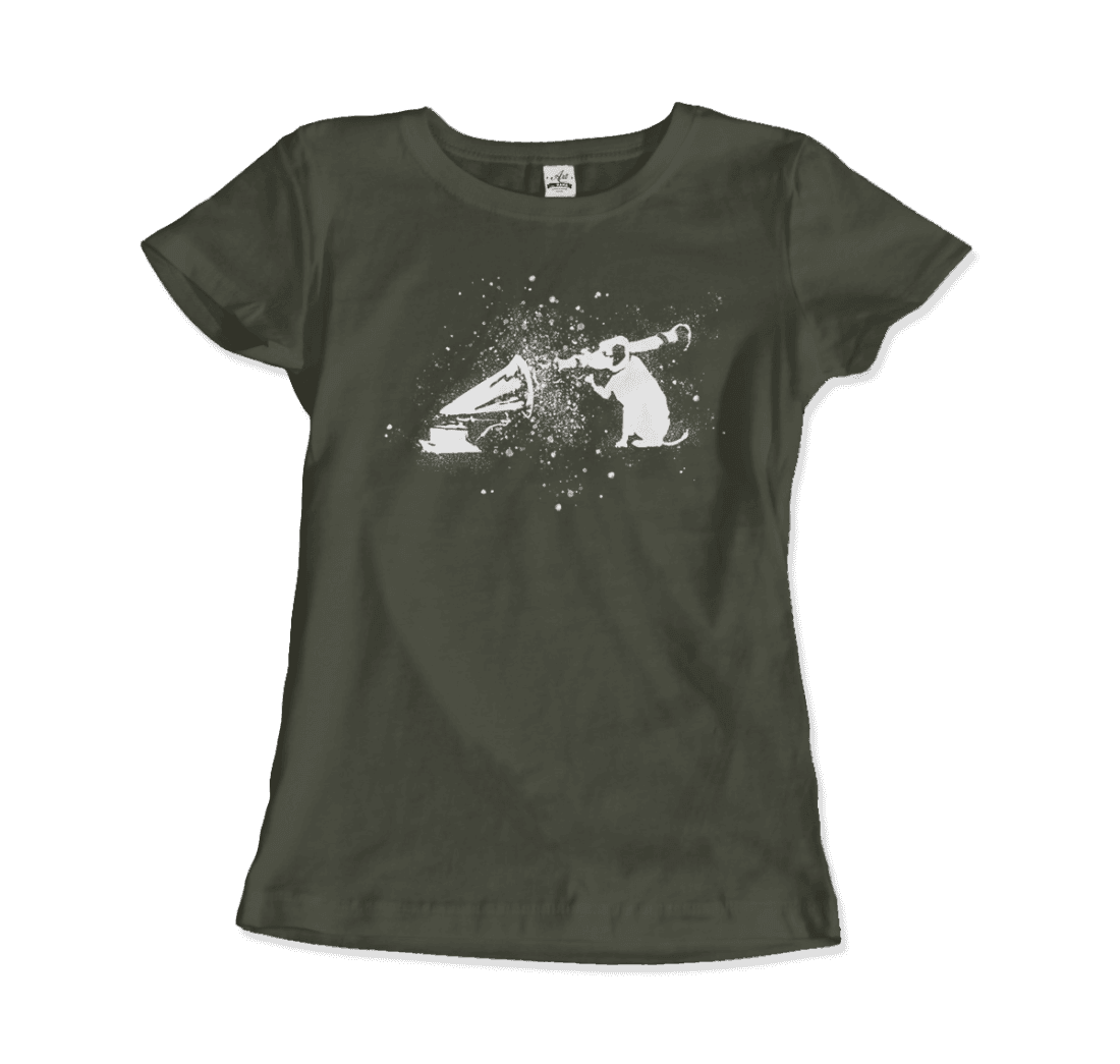 Banksy Rocket Dog (His Master’s Voice) Street Art T-Shirt