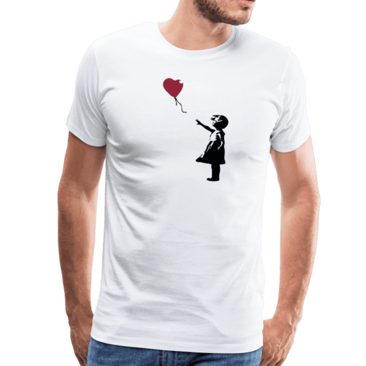 Banksy The Girl with a Red Balloon Artwork T-Shirt