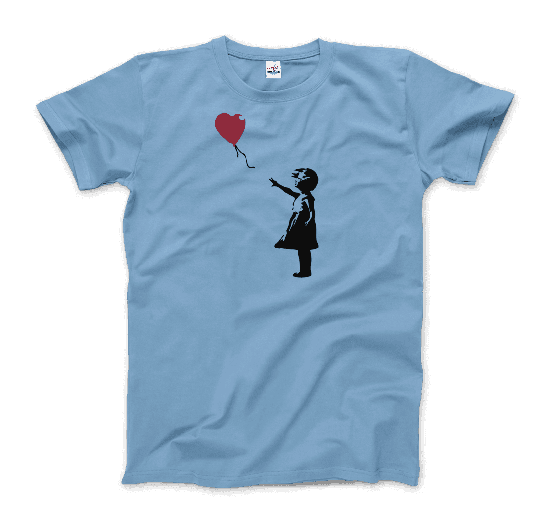 Banksy The Girl with a Red Balloon Artwork T-Shirt