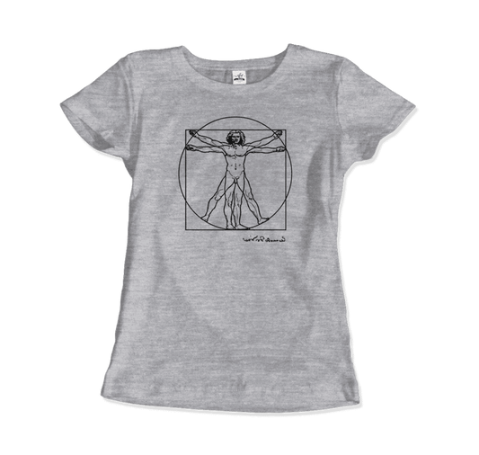 Leonardo Da Vinci, Vitruvian Man Sketch T-Shirt