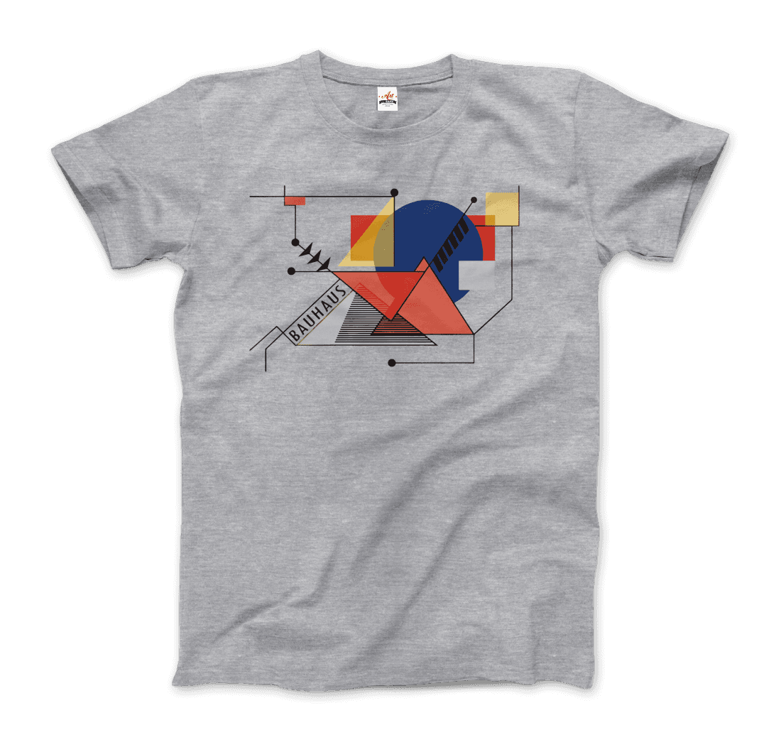 Walter Gropius Bauhaus Geometry Artwork T-Shirt